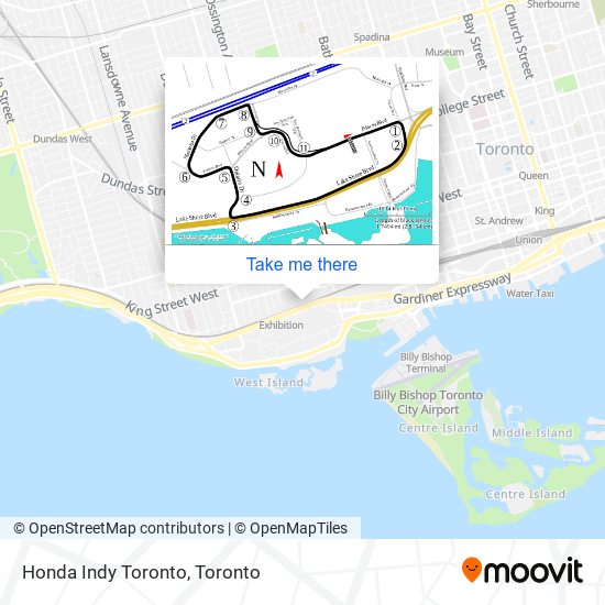 Honda Indy Toronto plan