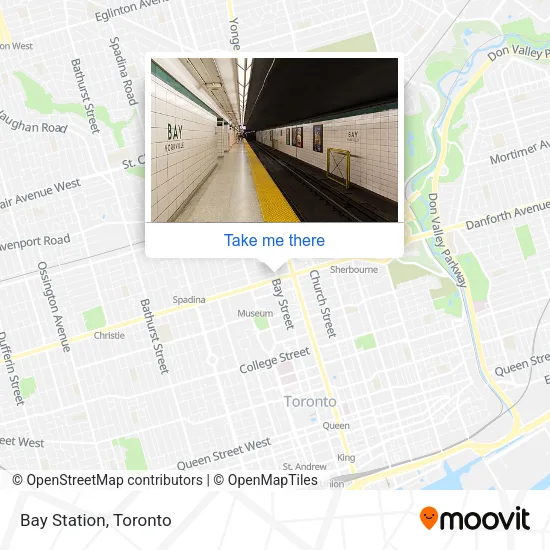 Bay Station map