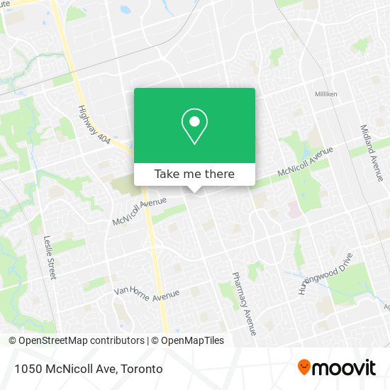 1050 McNicoll Ave map