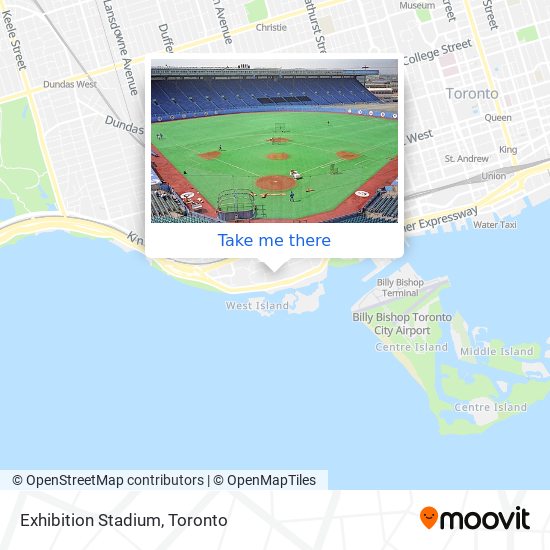Exhibition Stadium map