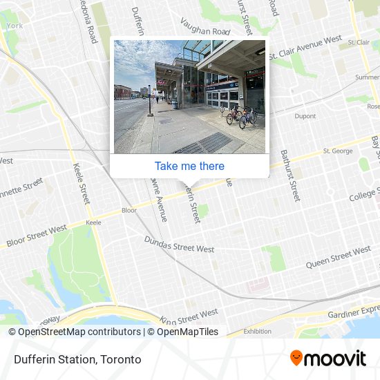 Dufferin Station plan