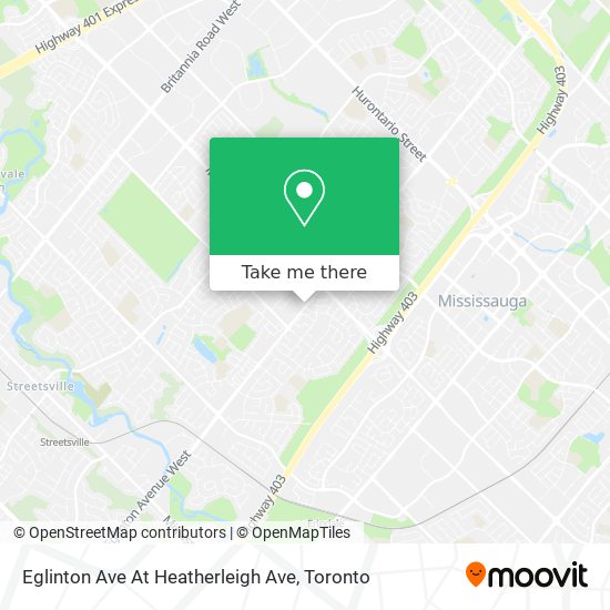 Eglinton Ave At Heatherleigh Ave map