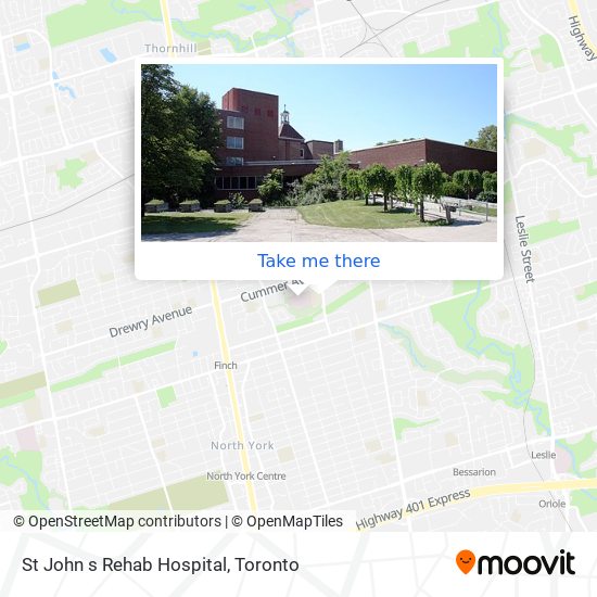 St John s Rehab Hospital map