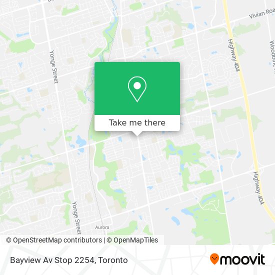 Bayview Av Stop 2254 map