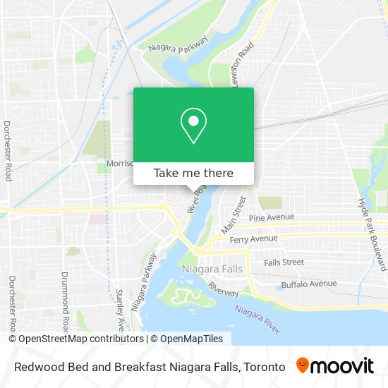 Redwood Bed and Breakfast Niagara Falls plan