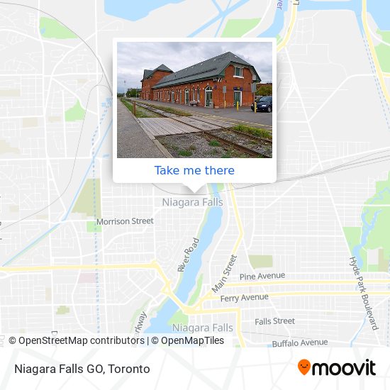 Niagara Falls GO map