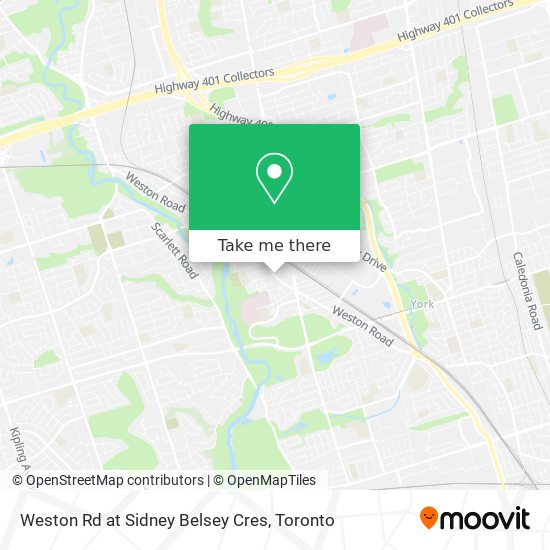 Weston Rd at Sidney Belsey Cres map