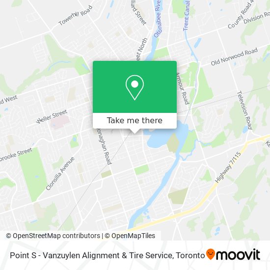 Point S - Vanzuylen Alignment & Tire Service map