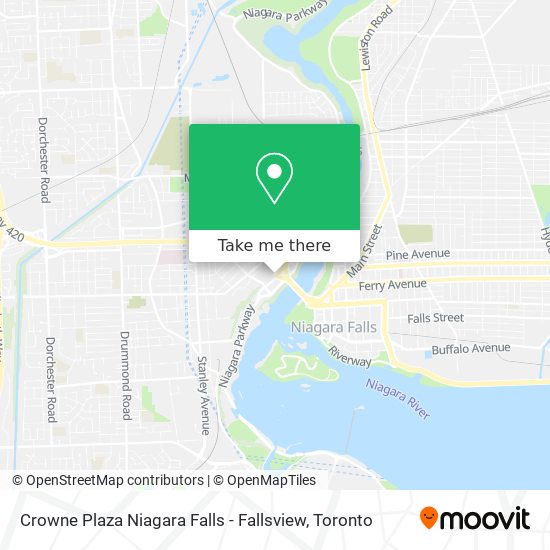 Crowne Plaza Niagara Falls - Fallsview plan