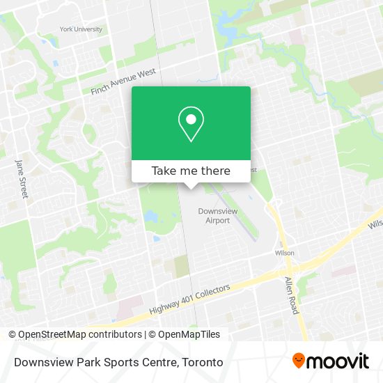 Downsview Park Sports Centre map