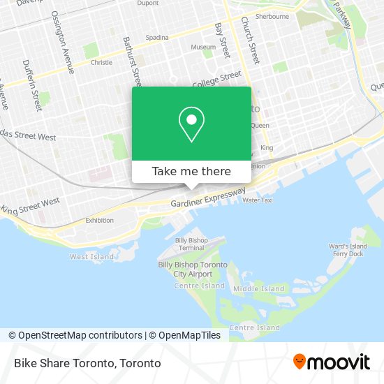 Bike Share Toronto map