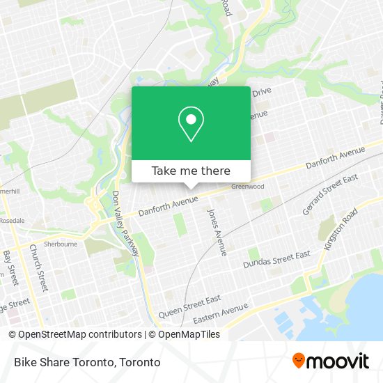 Bike Share Toronto map