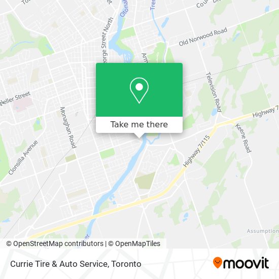 Currie Tire & Auto Service map