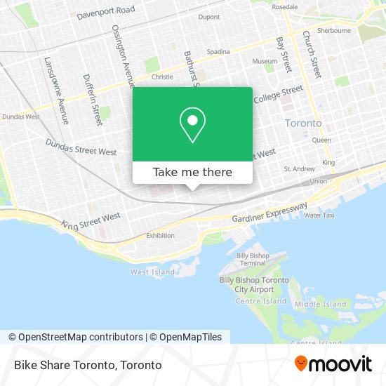 Bike Share Toronto map