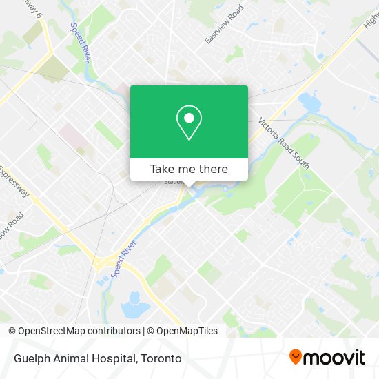 Guelph Animal Hospital map