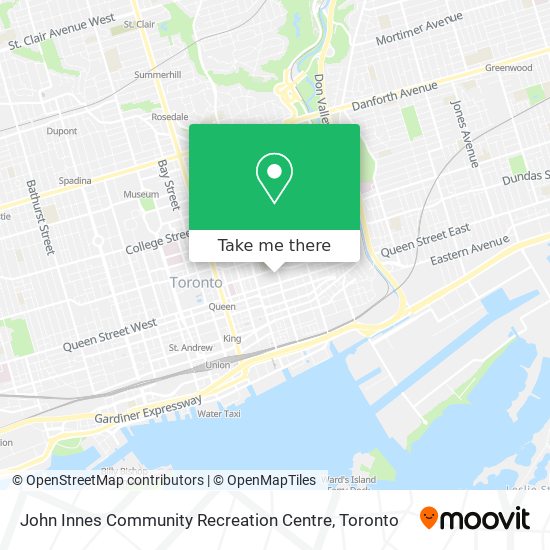 John Innes Community Recreation Centre map