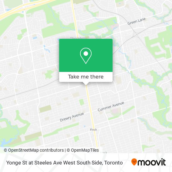 Yonge St at Steeles Ave West South Side map