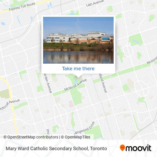 Mary Ward Catholic Secondary School map
