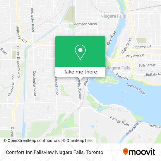 Comfort Inn Fallsview Niagara Falls plan