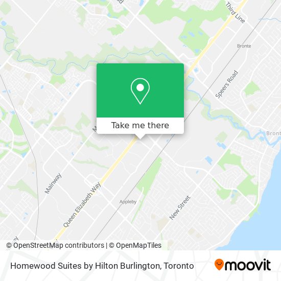 Homewood Suites by Hilton Burlington map
