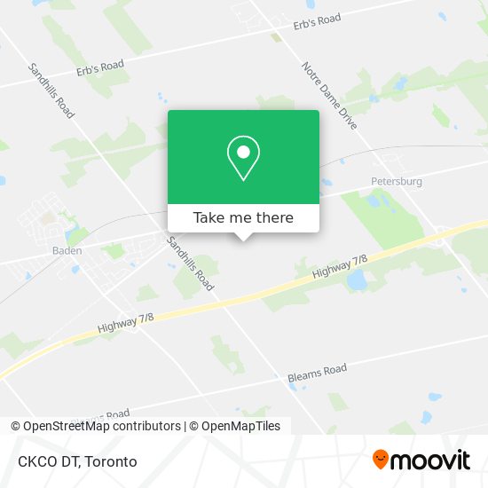 CKCO DT map