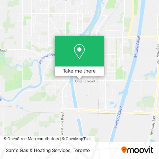 Sam's Gas & Heating Services map