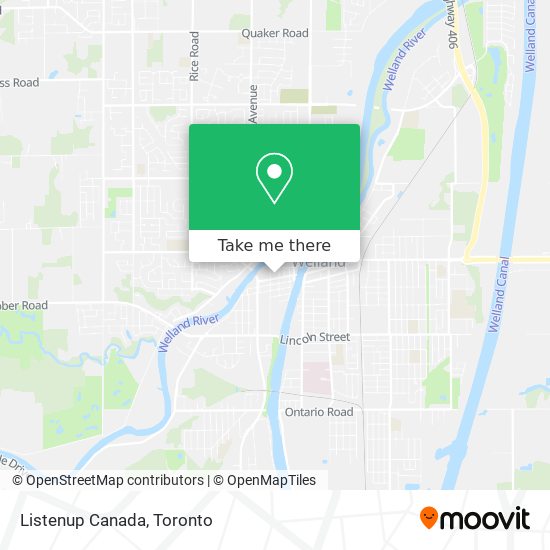 Listenup Canada map