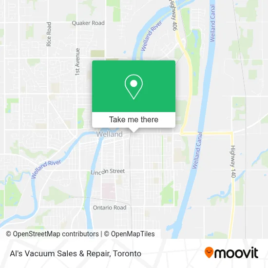 Al's Vacuum Sales & Repair map