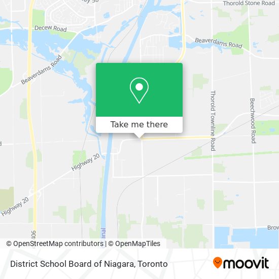 District School Board of Niagara map