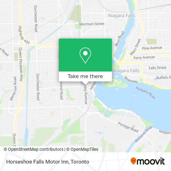 Horseshoe Falls Motor Inn map