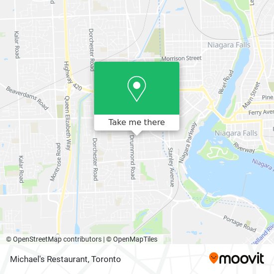 Michael's Restaurant map