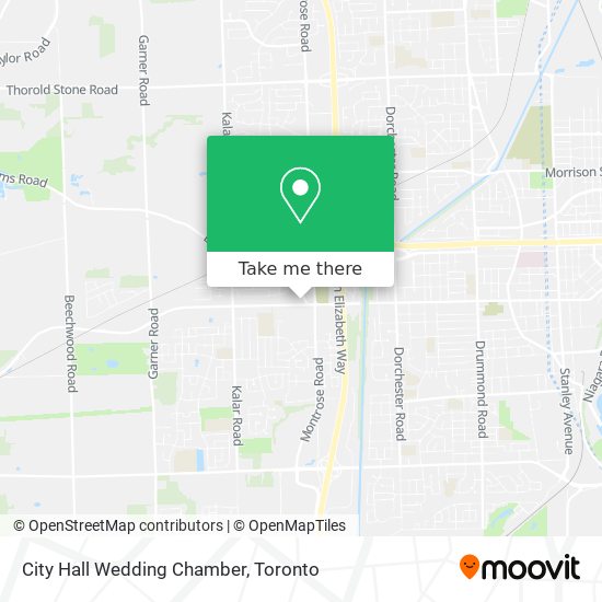 City Hall Wedding Chamber map