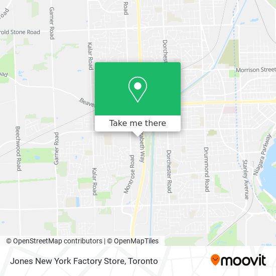 Jones New York Factory Store map