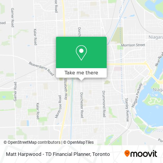 Matt Harpwood - TD Financial Planner map