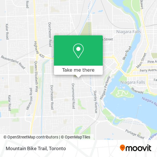 Mountain Bike Trail map