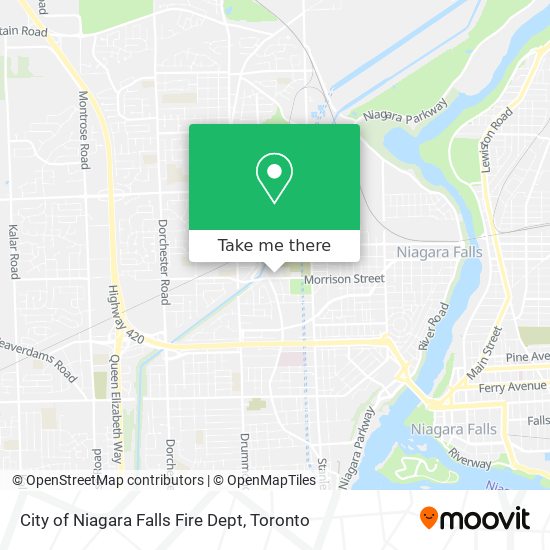 City of Niagara Falls Fire Dept map