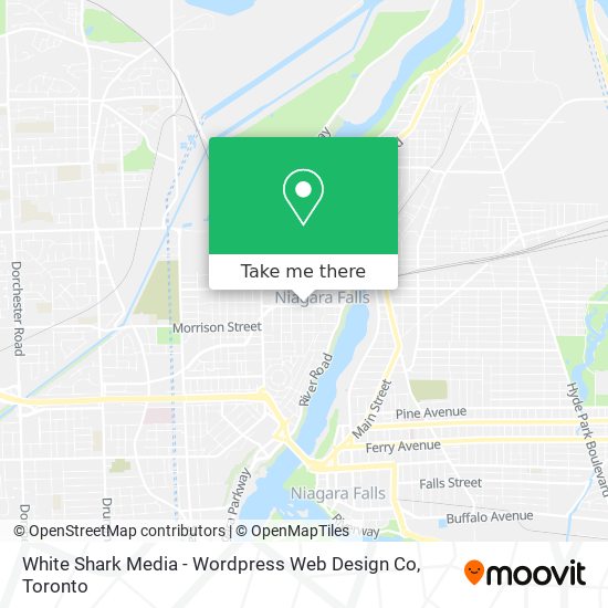 White Shark Media - Wordpress Web Design Co map