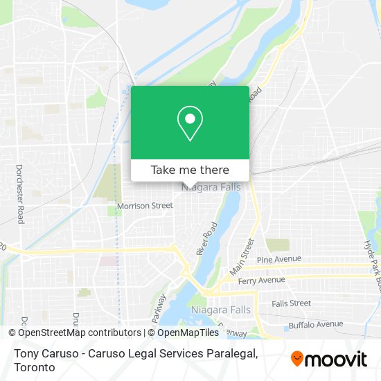 Tony Caruso - Caruso Legal Services Paralegal map