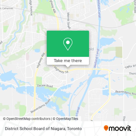 District School Board of Niagara map