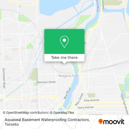 Aquaseal Basement Waterproofing Contractors map