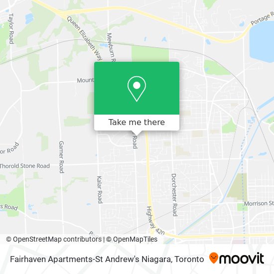 Fairhaven Apartments-St Andrew's Niagara map