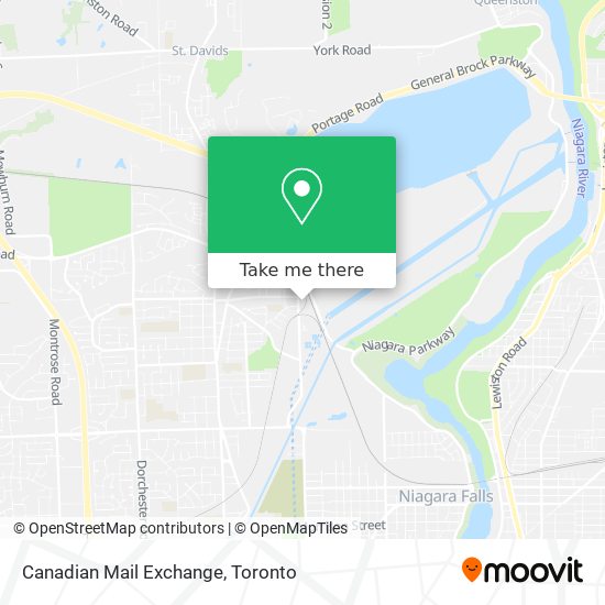 Canadian Mail Exchange map