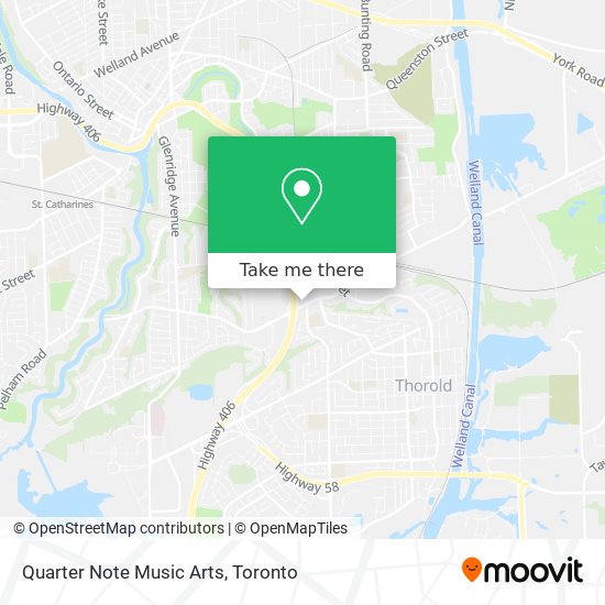 Quarter Note Music Arts map