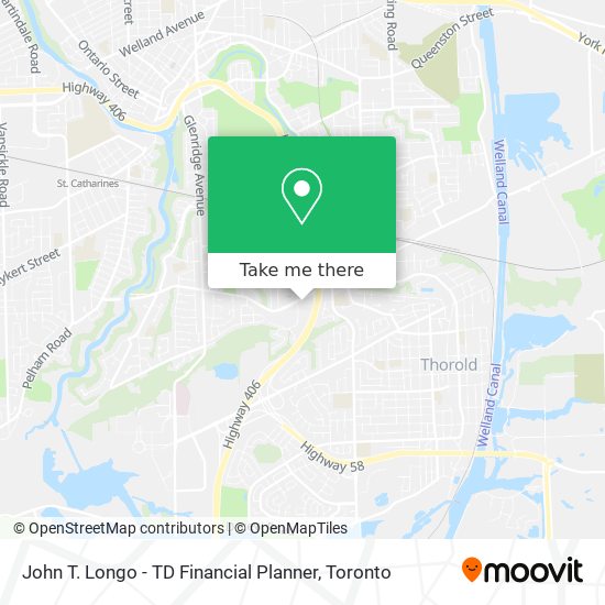 John T. Longo - TD Financial Planner map