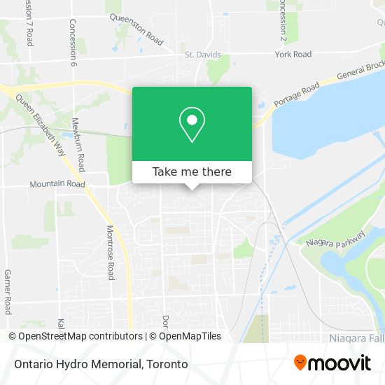 Ontario Hydro Memorial plan