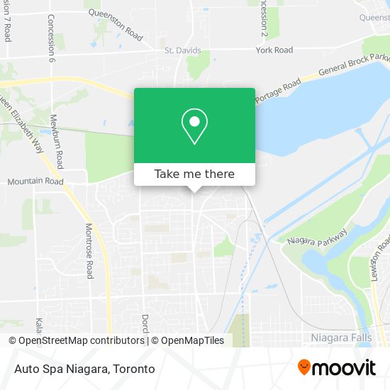 Auto Spa Niagara map