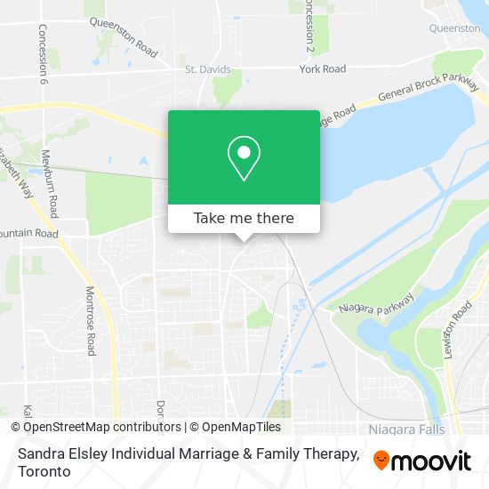 Sandra Elsley Individual Marriage & Family Therapy map