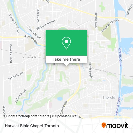 Harvest Bible Chapel map