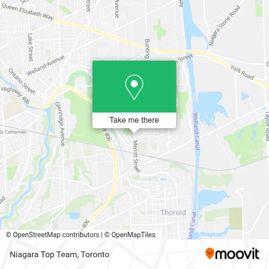 Niagara Top Team map