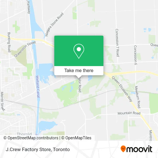 J.Crew Factory Store map